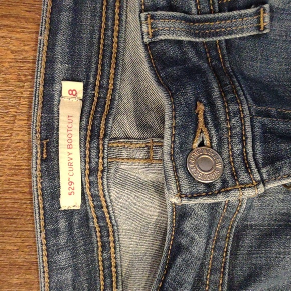 Levi's 529 curvy bootcut women's‎ 8 denim jeans - Picture 3 of 5